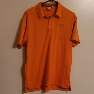 *Puma* Golf polo ~ Orange ~ Size L